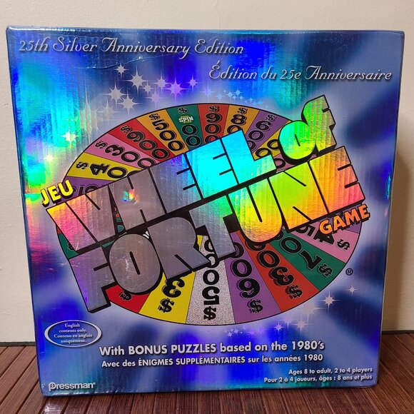 25th Silver Anniversary Edition Wheel of Fortune - Picture 1 of 8